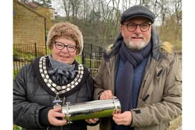 The Mayor of Wetherby, Dawn Payne and Mark Dobson