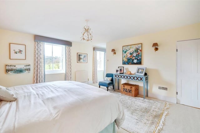A light and airy double bedroom with far reaching views.