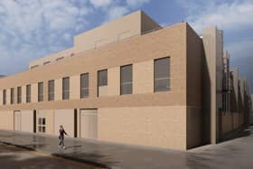 An image has been released of how the new day case surgery and imaging building will look at Harrogate District Hospital