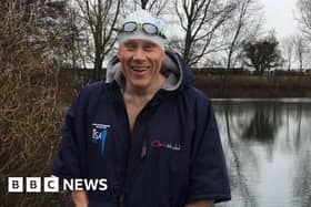 From Harrogate to endurance sporting glory on BBC TV News - Great Britain Ice Swimmer Jonty Warneken who recovered from amputation to achieve record-breaking success. (Picture contributed)