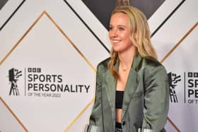 Beth Mead attends BBC Sports Personality Of The Year, which she won - she now has a New Year honour to her name too. 
Photo by Anthony Devlin/Getty Images