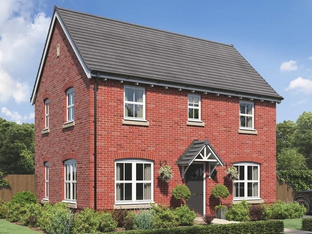 This two bedroom and two bathroom semi-detached house is for sale with Persimmon Homes for £324,950