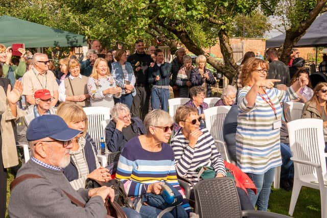 Ripon Walled Gardens attracts records number to the new 62 seater cafe opening on Apple Day.