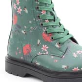 Justina2 Bee Print Boot (£32.45, RRP £64.95) Available in Apple Green, Denim Blue, Purple and Black.