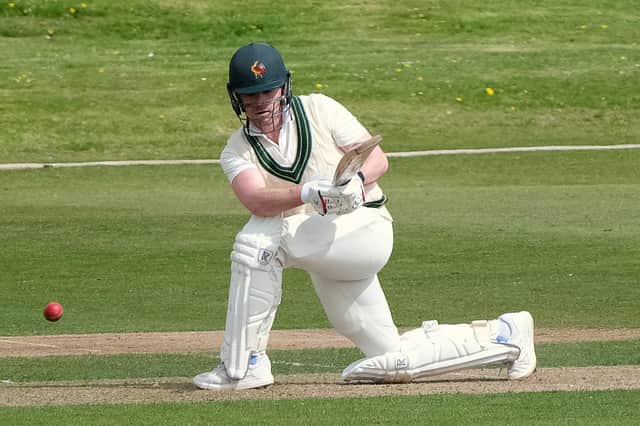 Harrogate CC 2nd XI captain Jordan Sleightholme scored useful runs during Saturday's win over Easingwold. Picture: Richard Bown