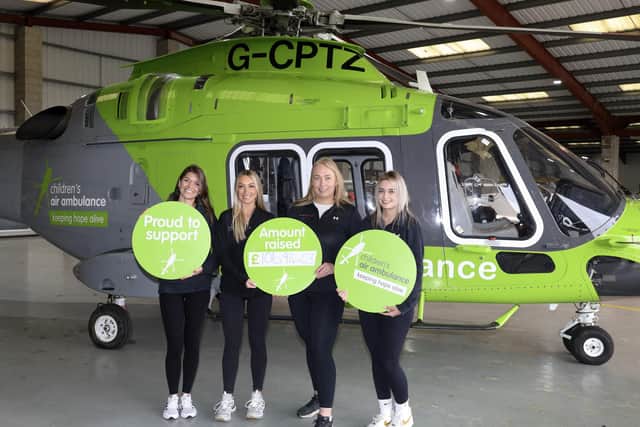 In total, Harrogate firm Impulse Decisions has raised £106,000 for The Children’s Air Ambulance provides a lifesaving transfer service for critically ill babies and children. (Picture contributed)