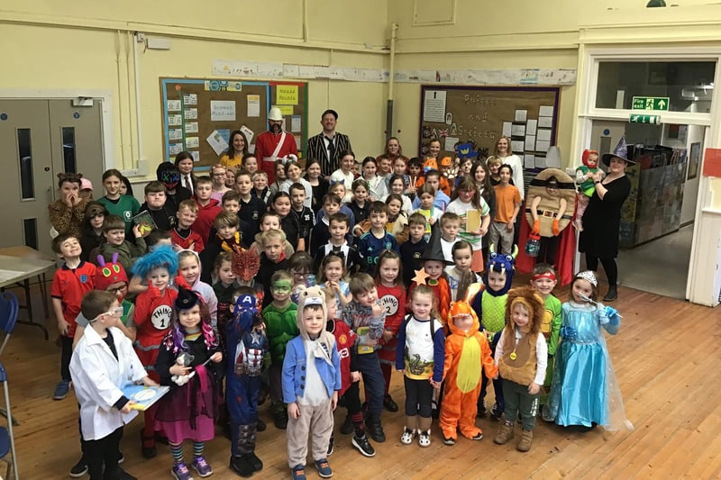 Pupils at Summerbridge Primary School dressed up as their favourite book characters