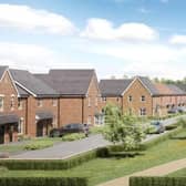An artist's impression of the new homes. Photo: Persimmon Homes