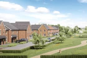 An artist's impression of the new homes. Photo: Persimmon Homes