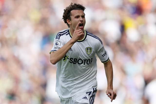 Leeds United player Brenden Aaronson has been banned from driving after being caught speeding in Harrogate