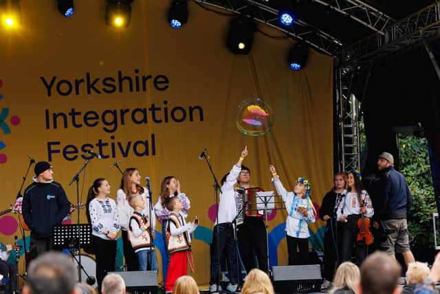 Children perform at last year's Festival