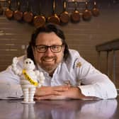 Michelin chef celebrates a AA Four Rosette Award success - Shaun Rankin said the triumph was tribute to ther whole team at Grantley Hall luxury hotel near Ripon. (Picture contributed)