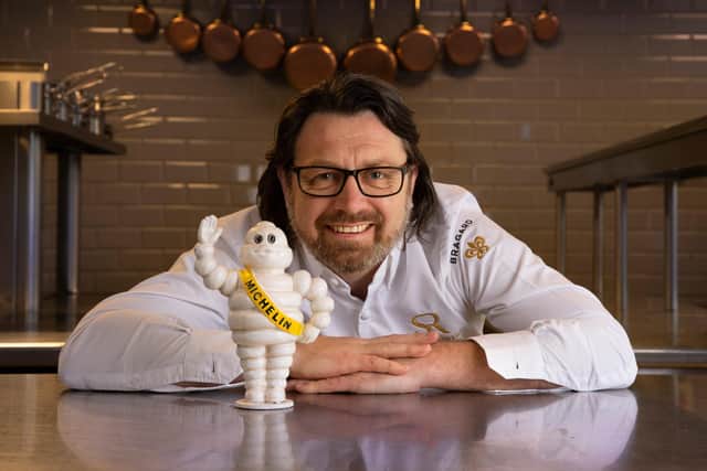 Michelin chef celebrates a AA Four Rosette Award success - Shaun Rankin said the triumph was tribute to ther whole team at Grantley Hall luxury hotel near Ripon. (Picture contributed)