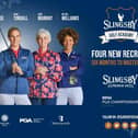 Slingsby Golf Academy winner – Judy Murray with the other celebrity cadets in the battle for a spot in the BMW Pro-Am celebrity play off at Wentworth.