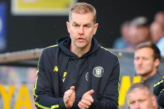 Harrogate Town manager Simon Weaver. Pictures: Matt Kirkham