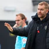 Harrogate Town manager Simon Weaver watches on from the sidelines during Saturday's 2-1 League Two loss to Bradford City. Pictures: Matt Kirkham