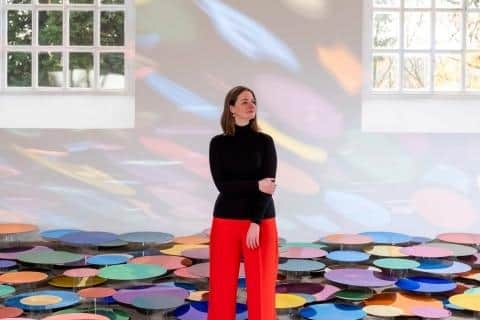 Acclaimed British artist Liz West is inviting audiences to experience a dazzling interplay of light, space and reflection at Harrogate's Mercer Art Gallery. (Picture contributed)
