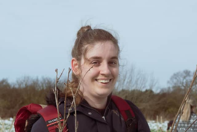 Progress at Long Lands Common - For some, like Kaya, who lives in the Harrogate district and is a Long Lands Common member, it was their first-ever time planting a tree. (Picture Edward Lee)