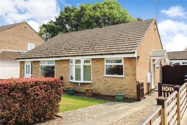 This two bedroom and one bathroom semi-detached bungalow is for sale with Dacre, Son & Hartley for £239,950