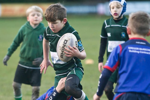 Hawick Minis playing Jed Jaguars at the weekend at Jedburgh's Riverside Park