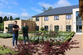 Jack Witham of Johnsons Nurseries and Sam Isles of Palmer Landscapes at Highfield Care Home in Tadcaster