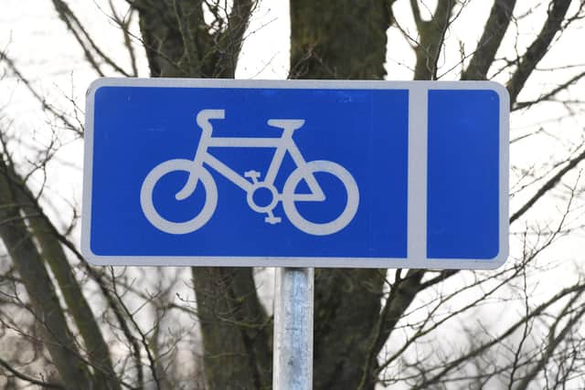Sign of the times - Will councillors support the Harrogate Gateway project to boost facilities for cyclists and walkers? (Picture Gerard Binks)