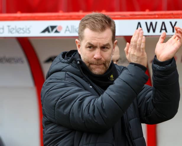 Harrogate Town manager Simon Weaver. Pictures: Matt Kirkham