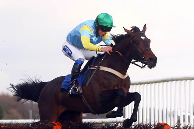 Oliver Greenall in action during his days as a jockey. Picture: Julian Herbert/Getty Images