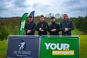 The first ever Your Harrogate and Fat Badger charity golf day has raised a grand total of £12,000 for two local charities