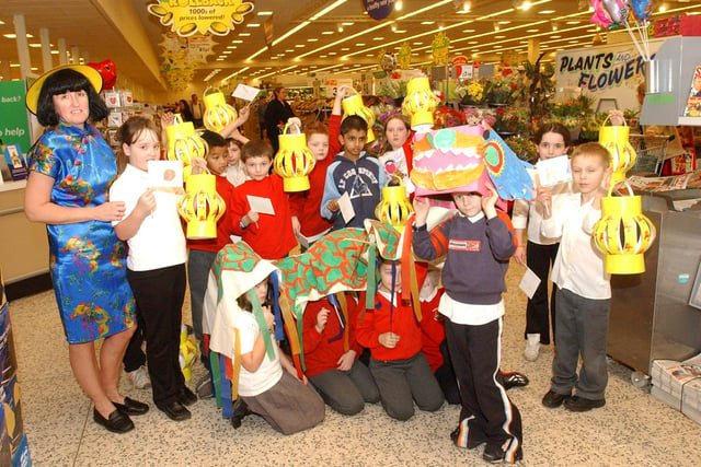 Asda staff joined pupils from Boldon C of E School for these celebrations 18 years ago. Does this bring back happy memories?