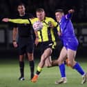 Dean Cornelius in action for Harrogate Town. Picture: Matt Kirkham