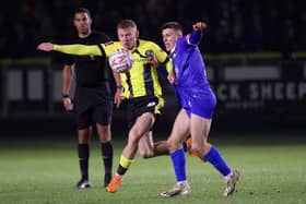 Dean Cornelius in action for Harrogate Town. Picture: Matt Kirkham