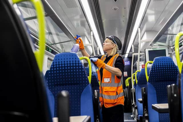A total of 695,000 “carriage cleans” are carried out by Harrogate's train operator North across the whole of the north each year.