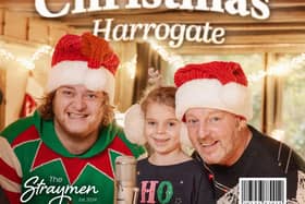 Merry Christmas Harrogate is performed by The Straymen, in front of a large crowd of local business leaders, charities, and media this morning at the Yorkshire Hotel in Harrogate. (Picture contributed)