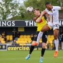 Harrogate Town and Sutton United played out a 2-2 draw at Wetherby Road on Saturday afternoon. Pictures: Matt Kirkham