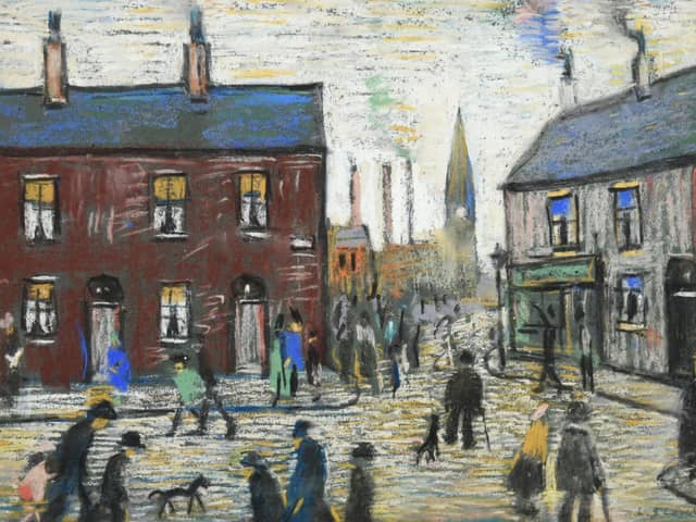 L.S.Lowry ‘Street Scene with Figures’