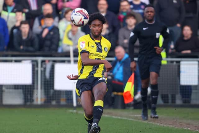 Bryant Bilongo joined Harrogate Town on loan from League One Bristol Rovers during the January transfer window.