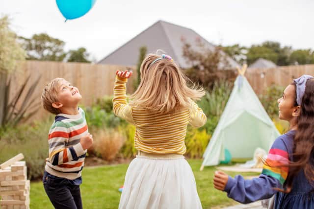 Giant lawn games, a bouncy castle and inflatable slide will be ready for playtime at Granby Meadows in Harrogate. (Picture Redrow)