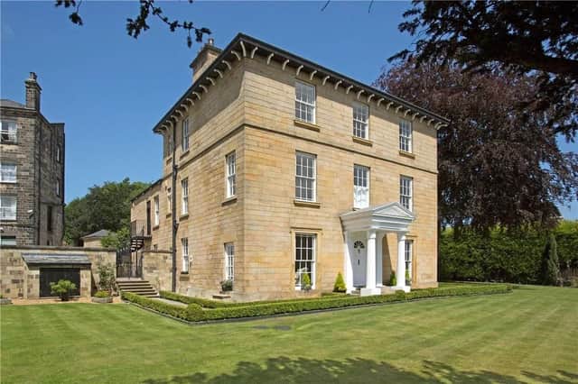 This property is one of 23 homes on the market in Harrogate which has been valued at more than £1m.