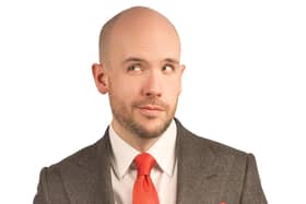 Comedian Tom Allen – Completely show comes to the Royal Hall, Harrogate on Sunday, March 19.
