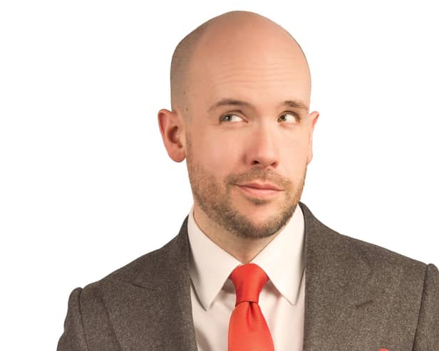 Comedian Tom Allen – Completely show comes to the Royal Hall, Harrogate on Sunday, March 19.