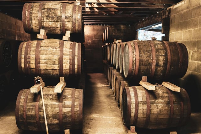 After the distillation process the barrels have to mature for at least six months.