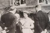 Making history - Harrogate Mayor Mary Fisher, second from left, meets future Queen Elizabeth II in 1949. (Picture contributed)