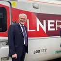 Harrogate and Knaresborough MP Andrew Jones met with David Flesher, Commercial Director at LNER, to talk about London services and the upgrades. (Picture contributed)