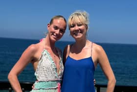 Launching new a mindful retreat - Harrogate's Miss Yorkshire Chloe McEwen with HelloHope’s founder and CEO Ellie MacDonald. (Picture contributed)