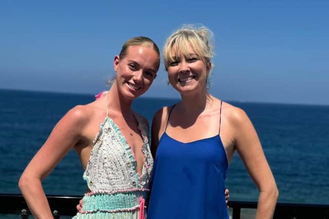 Launching new a mindful retreat - Harrogate's Miss Yorkshire Chloe McEwen with HelloHope’s founder and CEO Ellie MacDonald. (Picture contributed)