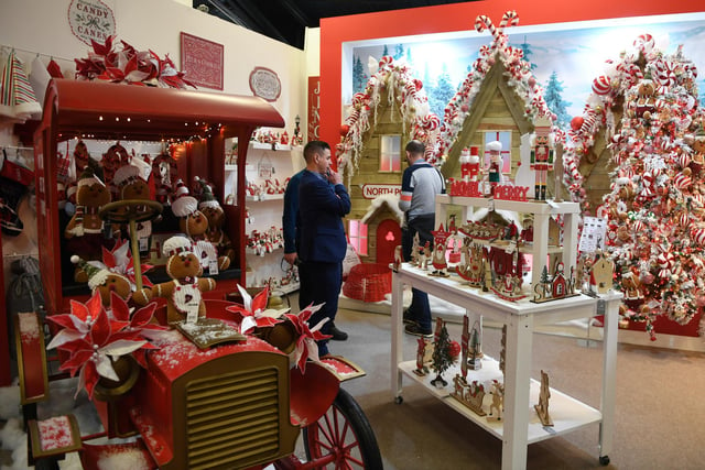One of the many amazing Christmas displays on show at the fair