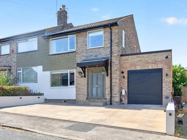 This four bedroom and two bathroom semi-detached house is for sale with Hunters for £450,000