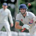 Charlie Swallow starred with both bat and ball for Collingham & Linton CC in their rout of North Leeds. Picture: Steve Riding