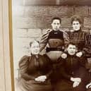 Vintage photo - Servants at Grove House in Harrogate in 1895, including Annie Baxter who is pictured bottom right when she was a junior housemaid before she married Mayor Samson Fox four years later. (Picture contributed)